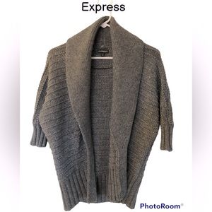 EXPRESS wool blend open front cardigan